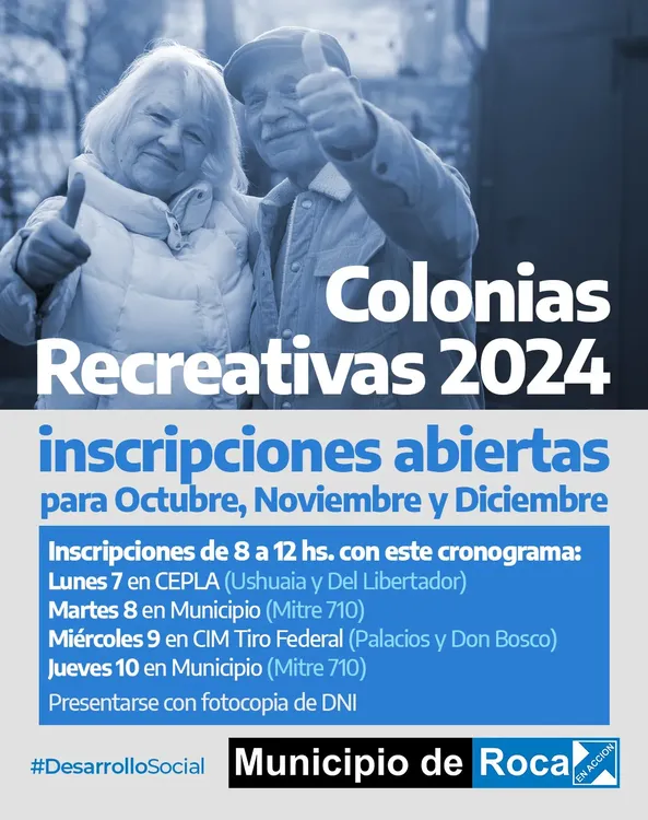 COLONIAS RECREATIVAS