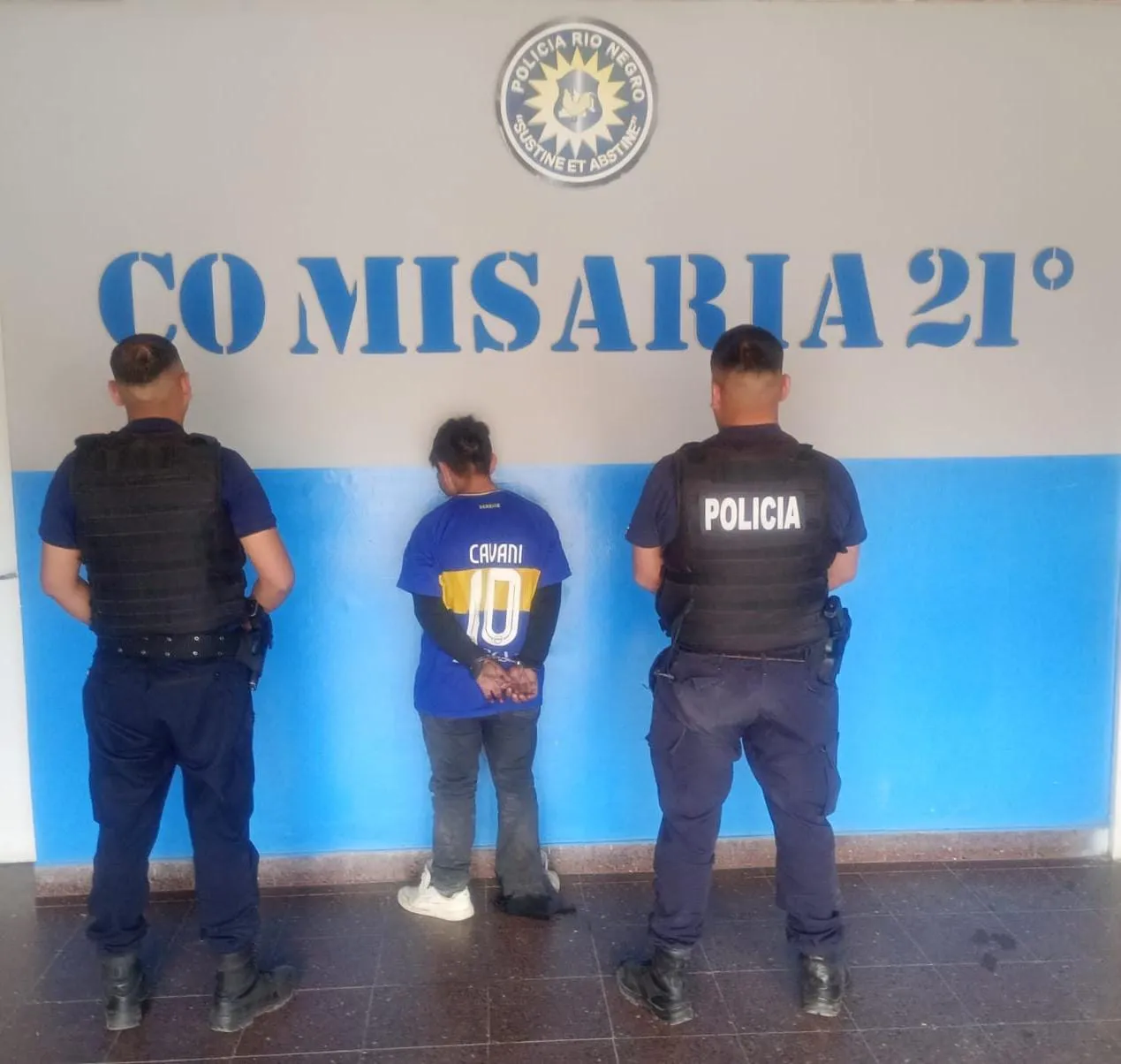 detenido comisaría 21ª Cavani