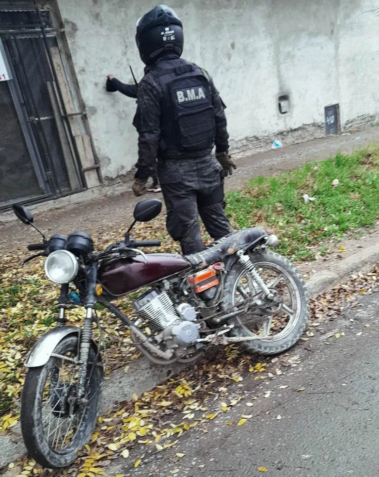 moto recuperada BMA