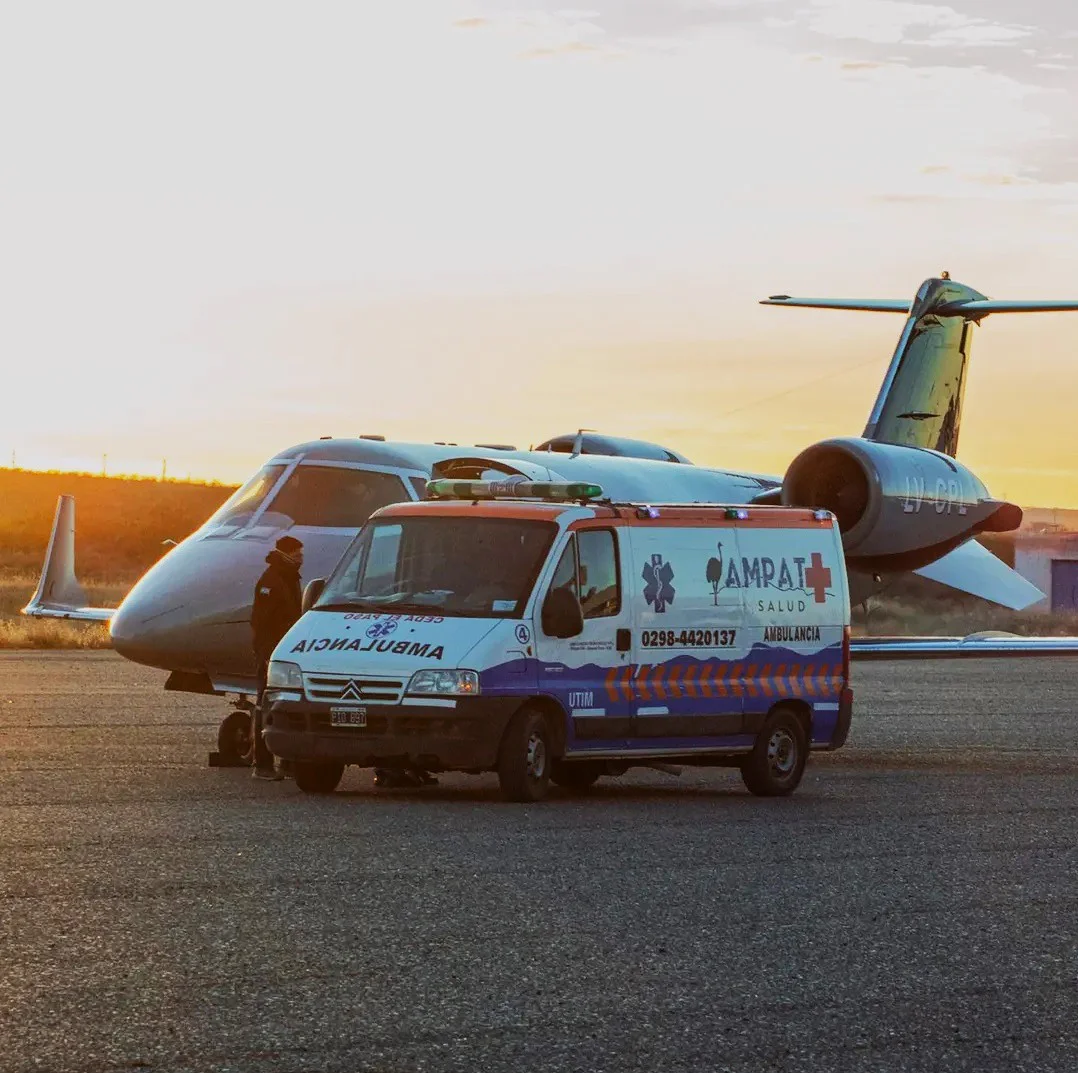 vuelo sanitario bairesfly roca caba