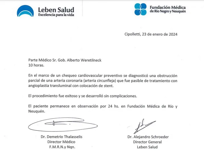 parte médico W