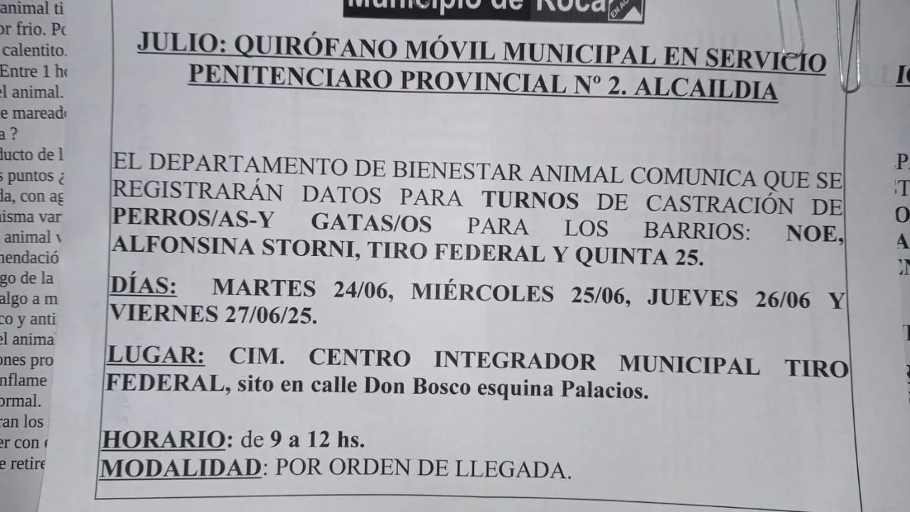 turnos castración
