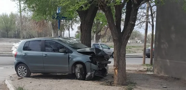 detenidos tiro federal auto chocado