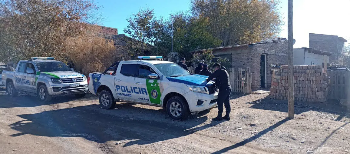 policia allanamiento amenazas