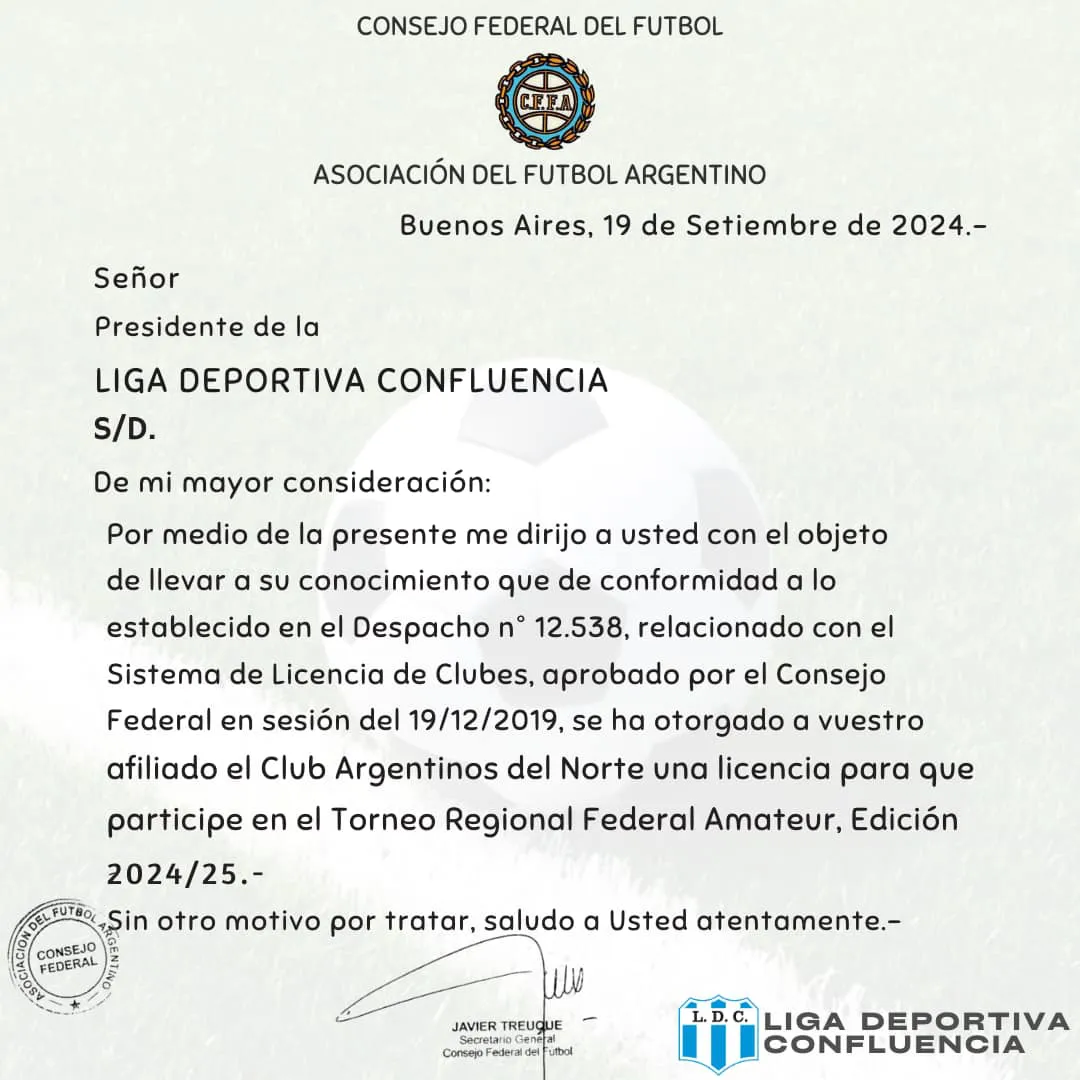 licencia Norte