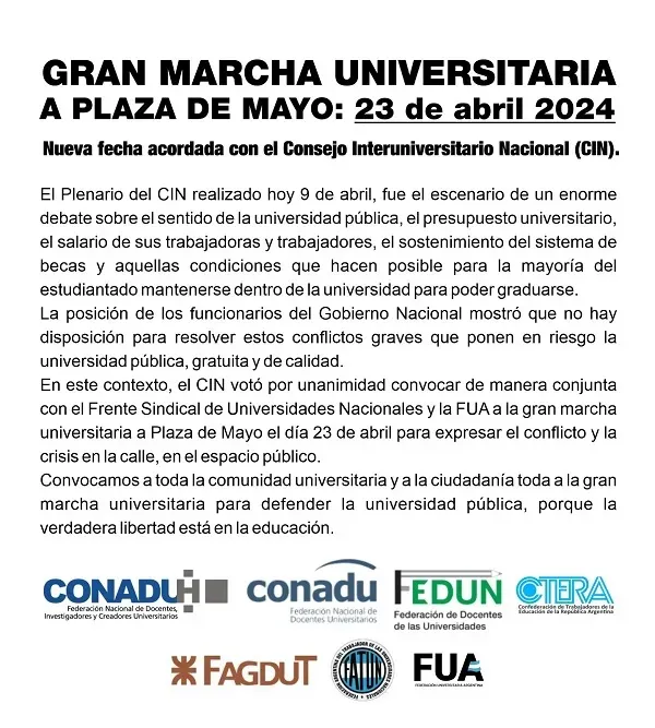 UNRN marcha