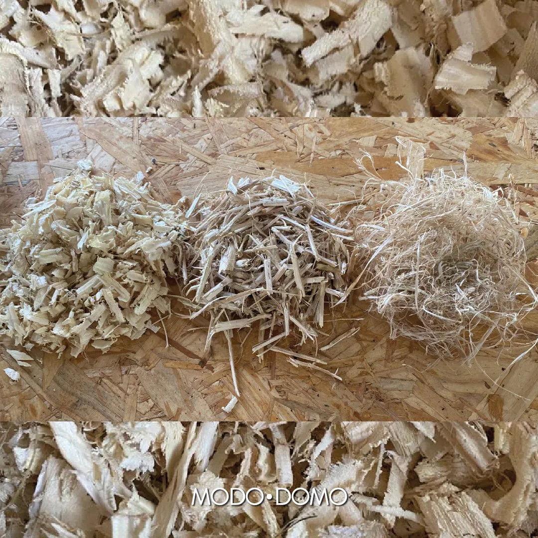 Distintos tipos de fibra de cáñamo para uso industrial