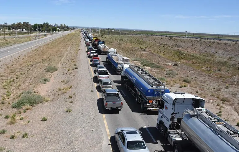 corte ruta arroyito