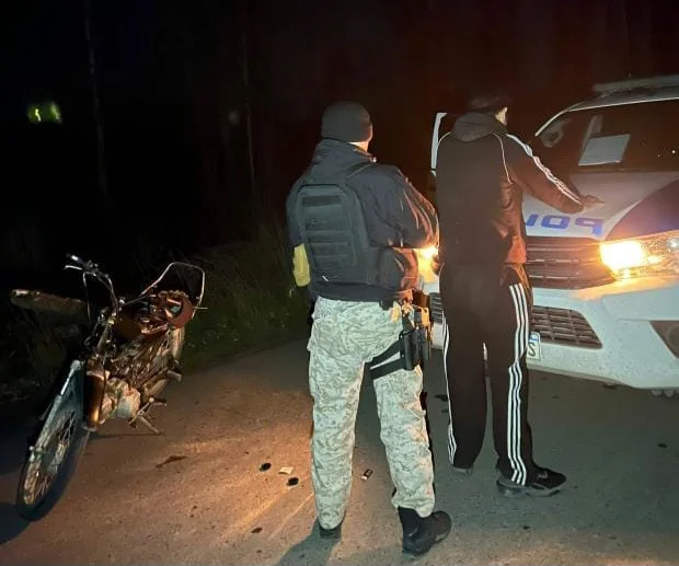 detenido moto secuestrada