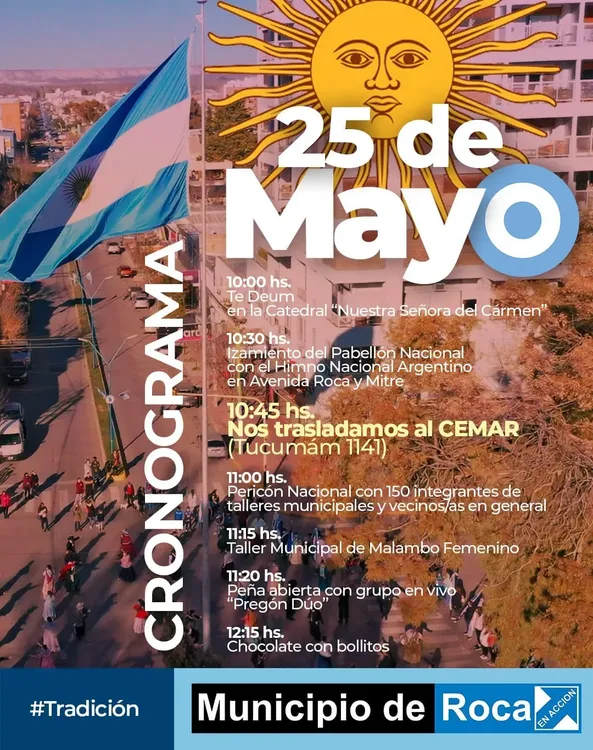 actividades 25 de mayo