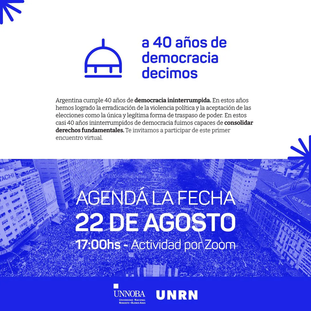 unrn 40 años de democracia