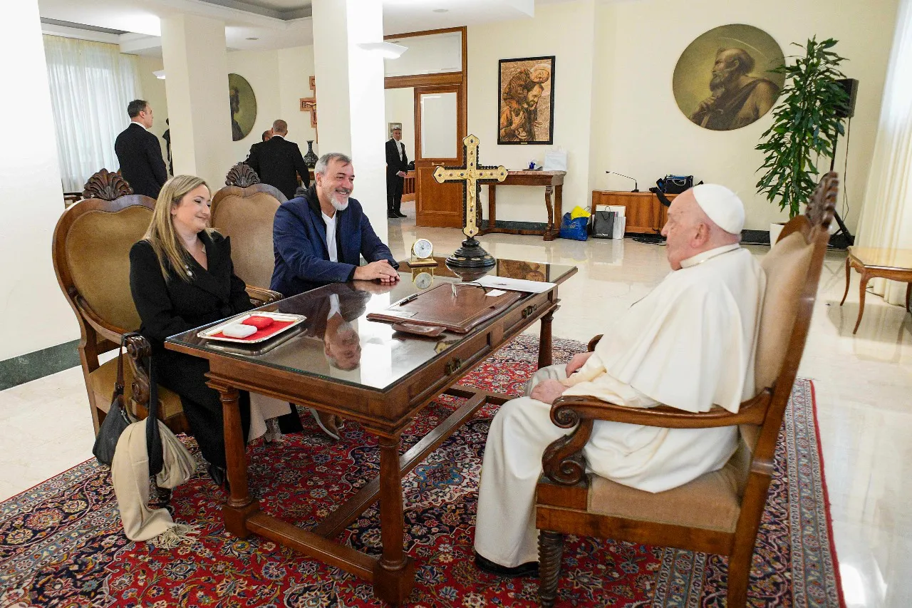 Aguiar y el papa