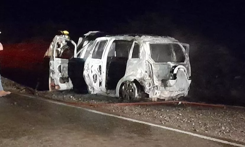 auto incendiado