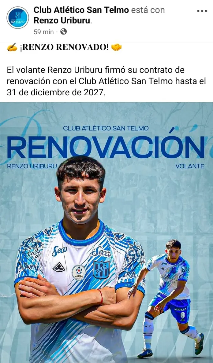 RENZO URIBURU SAN TELMO