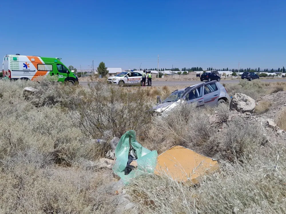 vuelco ruta 6