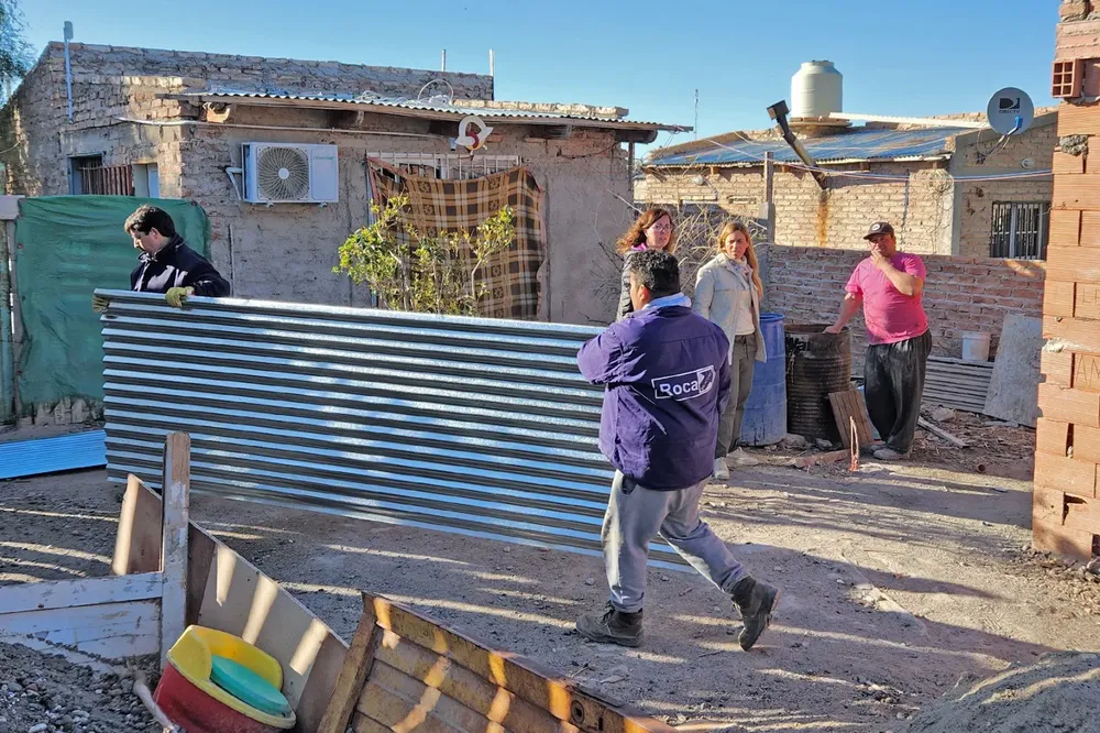 ENTREGA MATERIALES CONSTRUCCIÓN