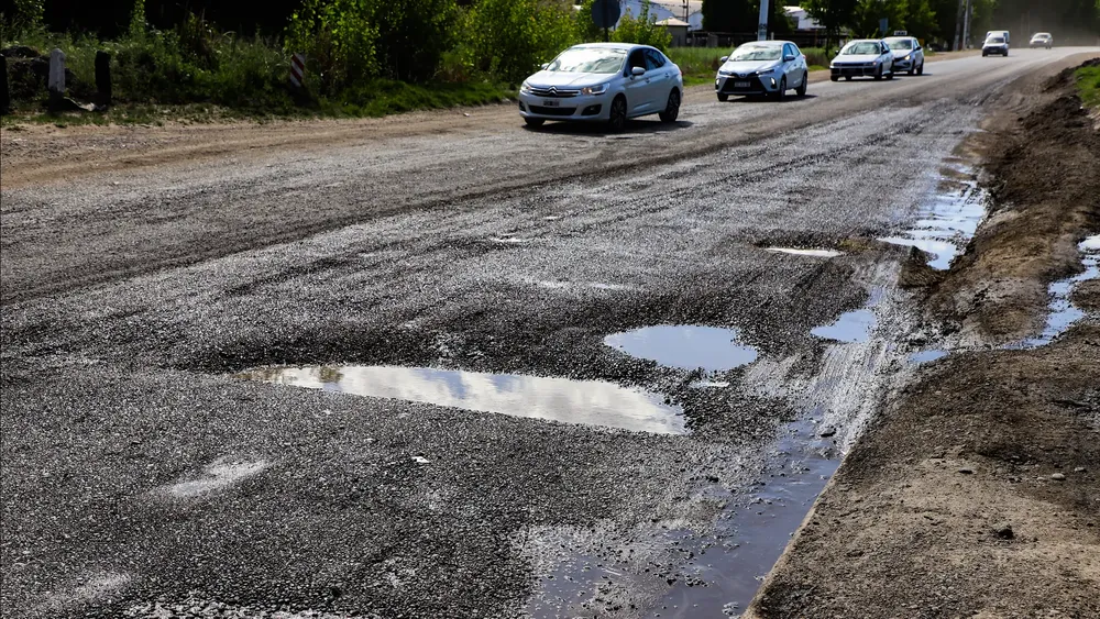 rutas nacionales deterioradas