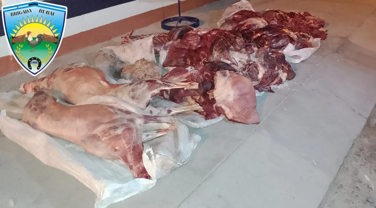 brigada rural decomiso carne