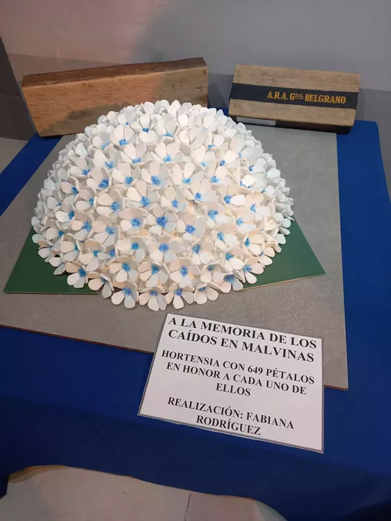 Malvinas hortensia homenaje