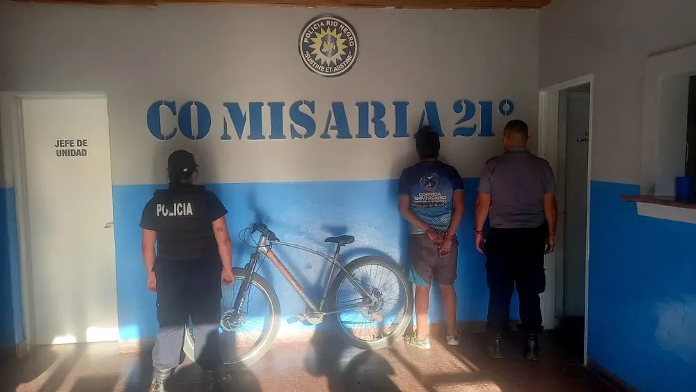 detenido bici robada