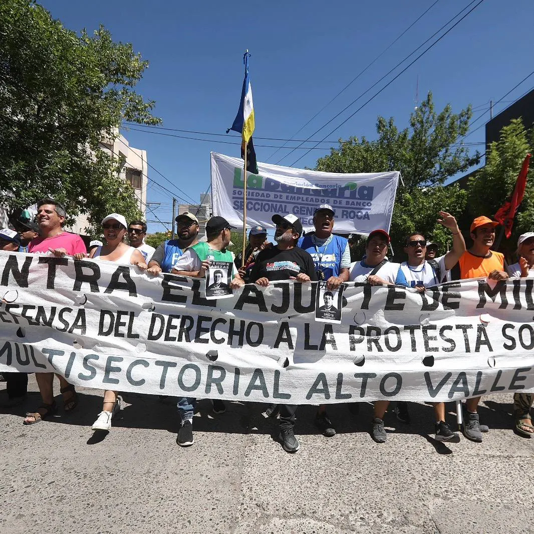 paro movilización Roca1