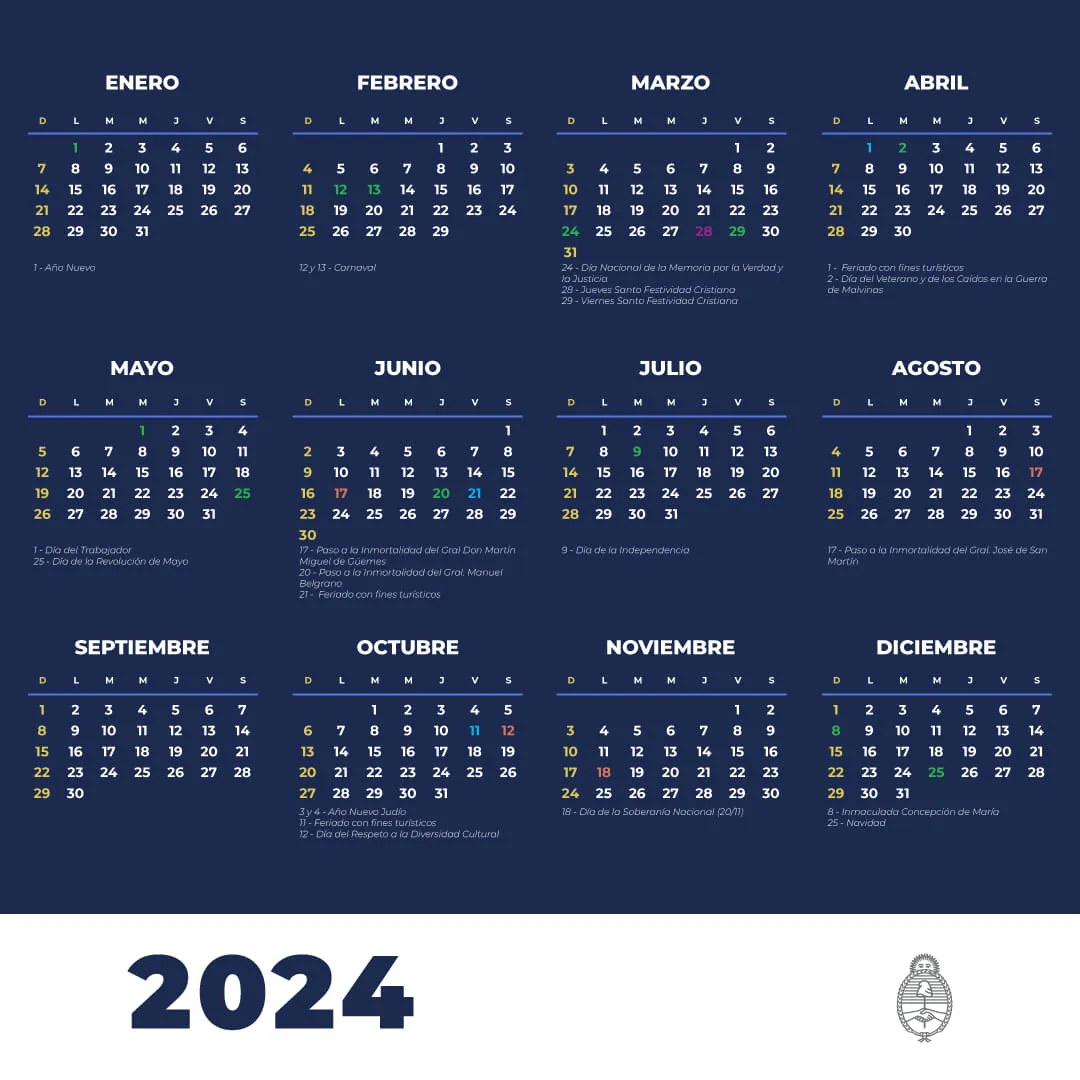 calendario de feriados 2024