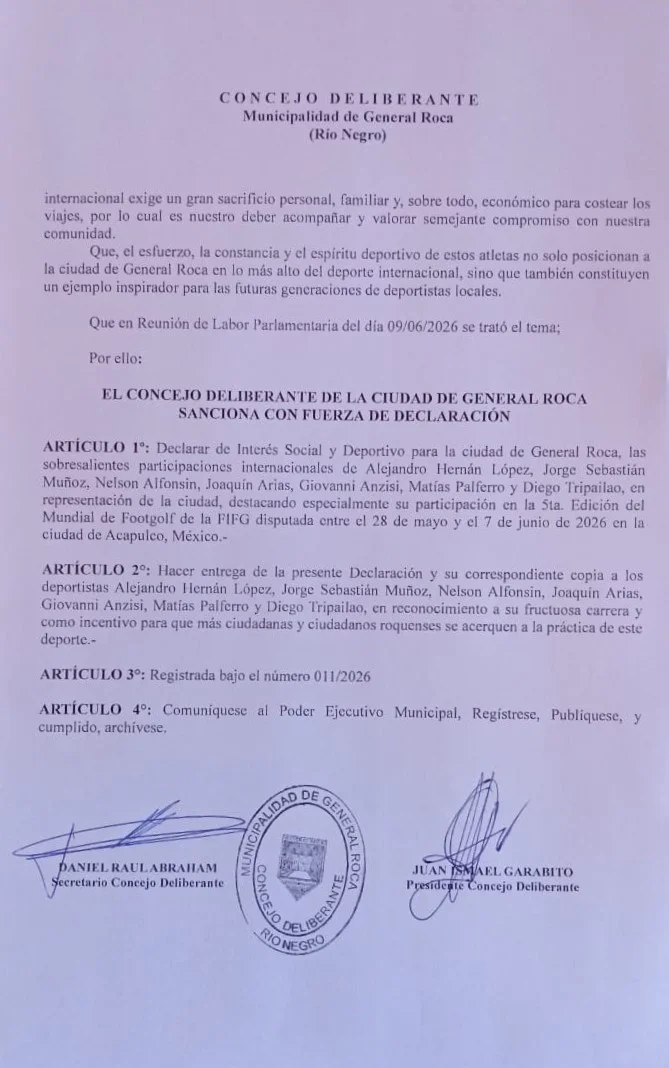 footgolf declaración cd 3